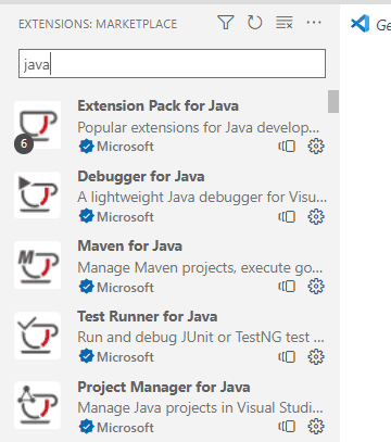 extension pack java